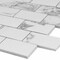 Ackland Astoria Lucio 2 in. x 4 in. Polished Porcelain Mosaic Floor and Wall Tile, 10PK AKN-P-ASLU2X4SWP-CA - alternate 3